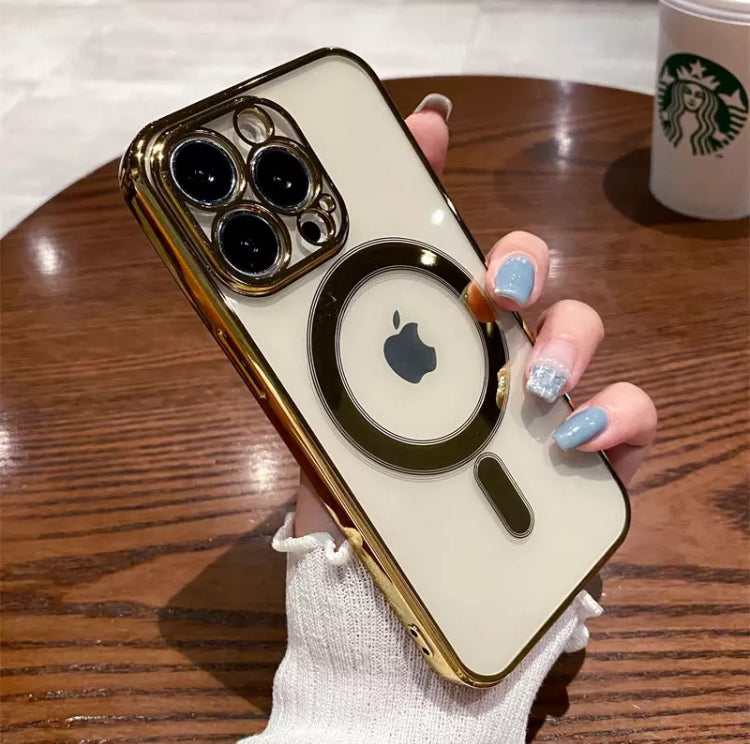 Premium Softshell Plating Straight Edges Coloured MagSafe Phone Case- for Apple iPhone 14 Series - Super Savings Technologies Co.,LTD Premium Softshell Plating Straight Edges Coloured MagSafe Phone Case- for Apple iPhone 14 Series - Super Savings Technologies Co.,LTD